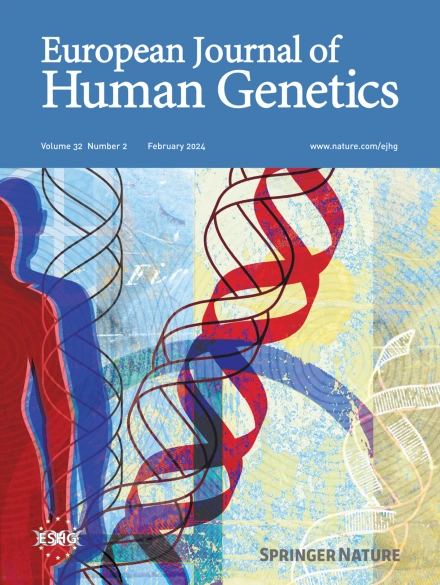 European Journal Human Genetics Cover 